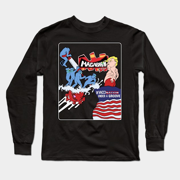 Magabrain Trumpadelic Long Sleeve T-Shirt by dave-ulmrolls